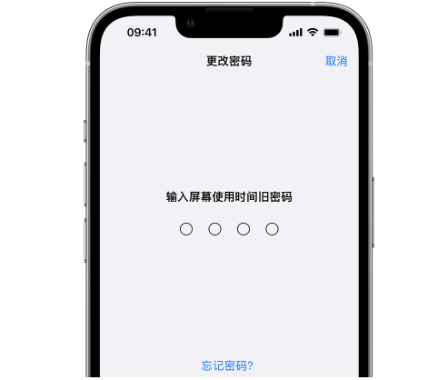 天峻iPhone屏幕维修分享iPhone屏幕使用时间密码忘记了怎么办 