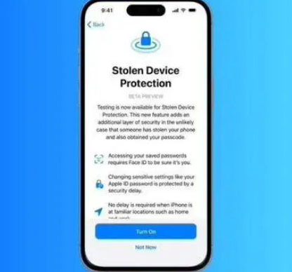 天峻苹果授权维修店分享被盗设备保护功能开启方法 