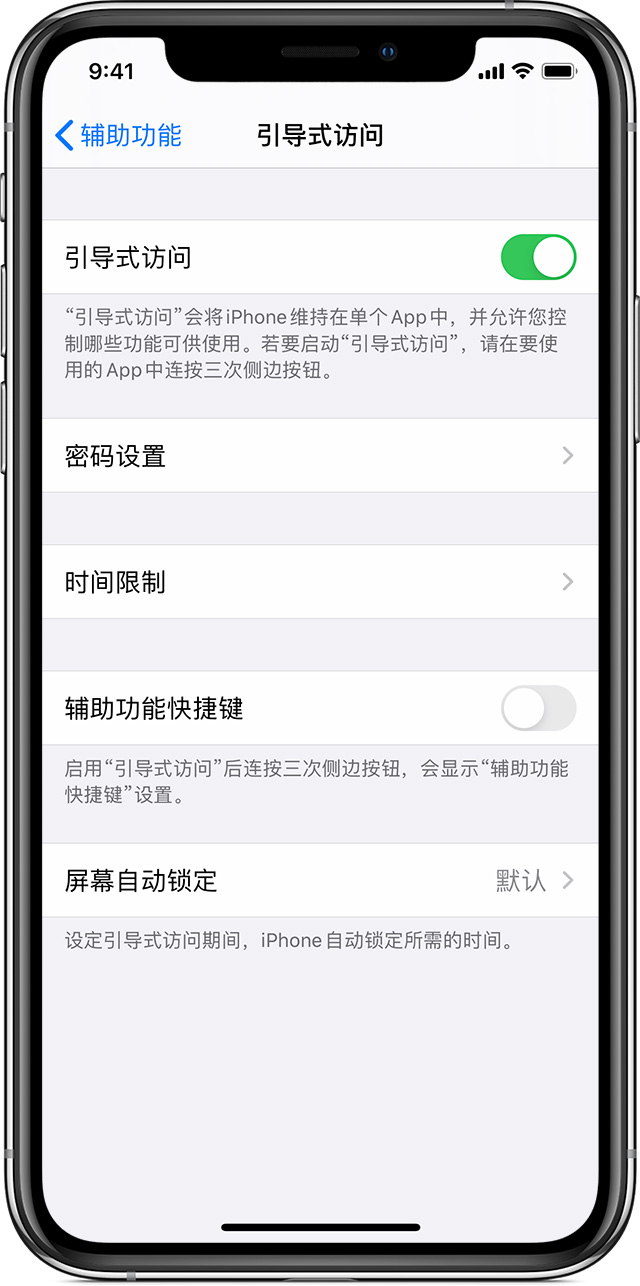 天峻苹果手机维修分享如何在 iPhone 上退出引导式访问 