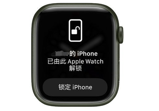 天峻苹果手机维修分享用 AppleWatch 解锁配备面容 ID 的 iPhone方法 