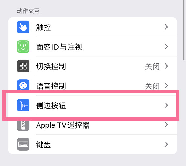 天峻苹果14维修店分享iPhone14 Plus侧键双击下载功能关闭方法 