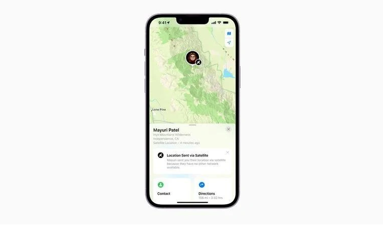 天峻苹果14维修分享iPhone14系列中 FindMy功能通过卫星分享位置方法教程 
